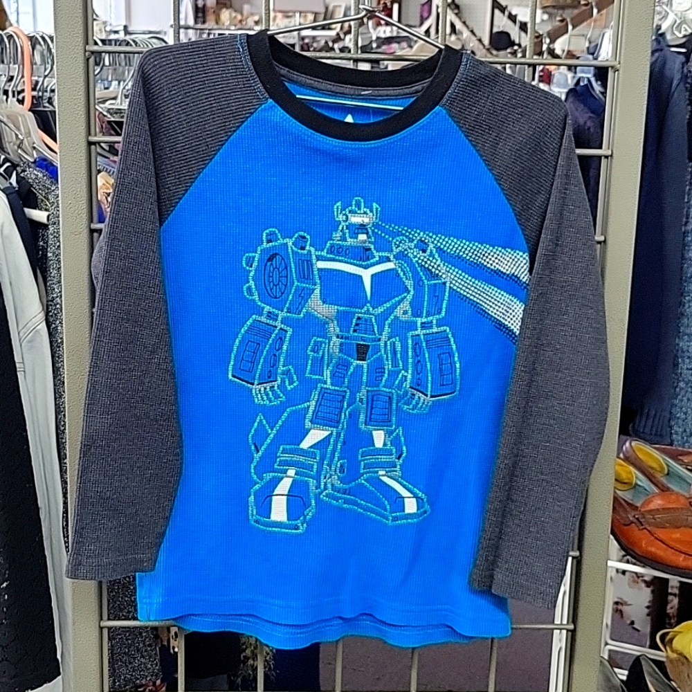 Kids 355 Robot/ Transformer Long Sleeve Thermal Shirt 👕